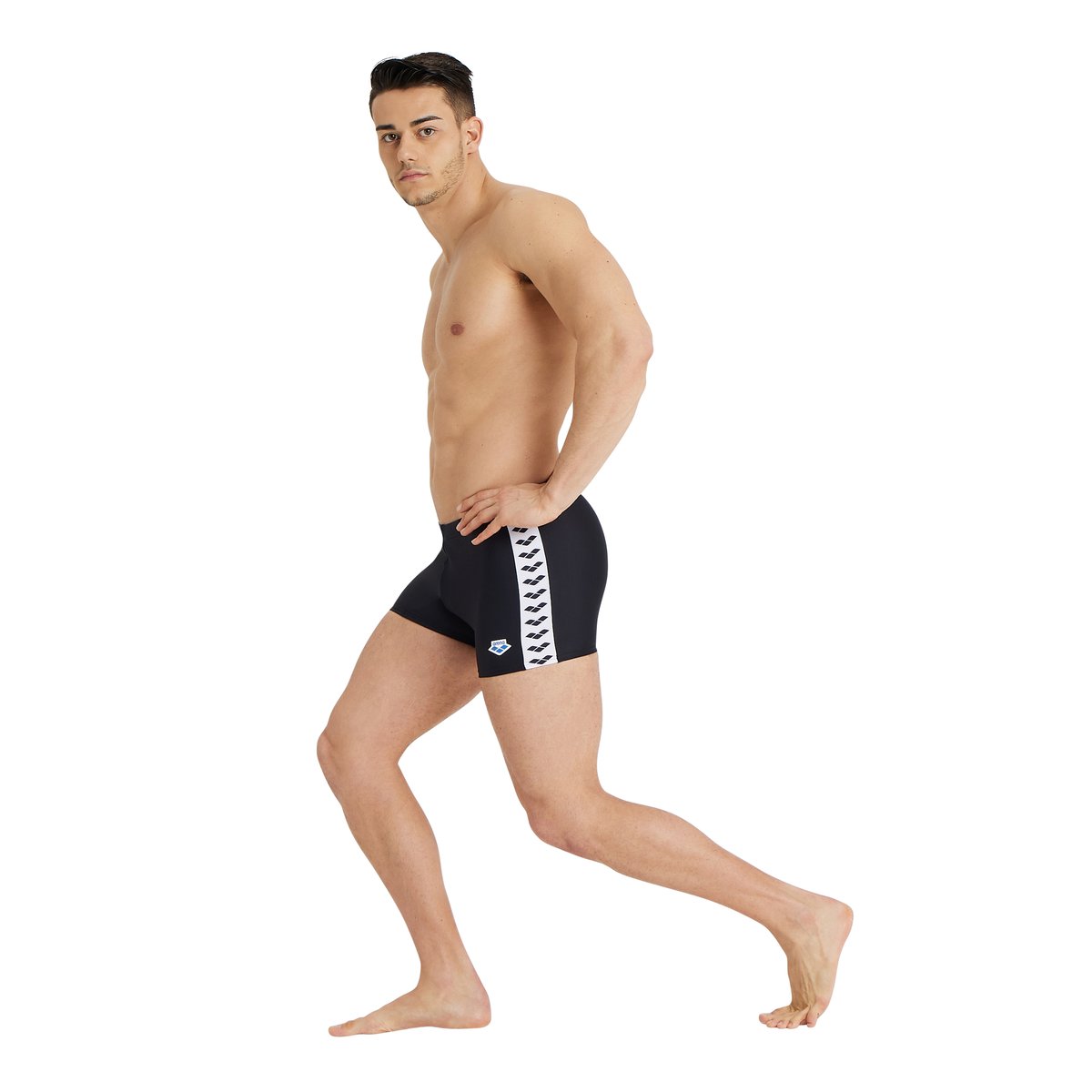 Short de bain Icons Solid black, ARENA