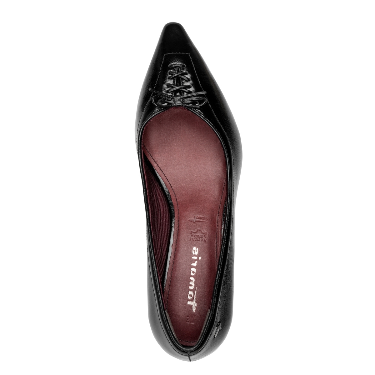 Escarpin pointu noir, TAMARIS