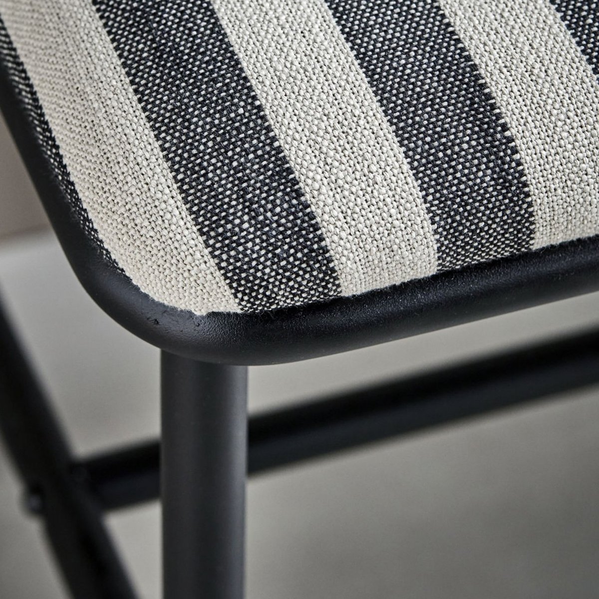 Banc Longa noir, blanc cassé, HOUSE DOCTOR