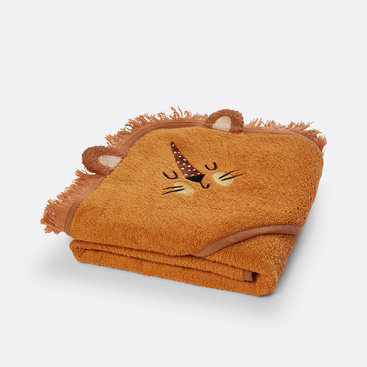 Badcape in bio badstof Edgard 400 g/m2 camel, LA REDOUTE INTERIEURS