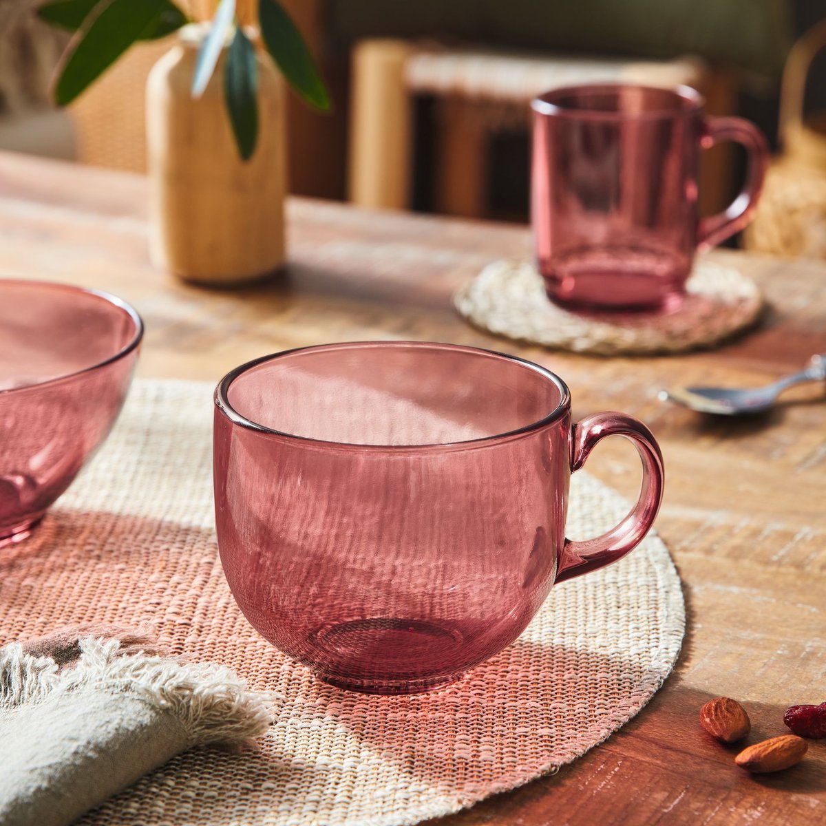 6 tasses Jumbo 50cl Terracotta -ALBA rouge, LUMINARC