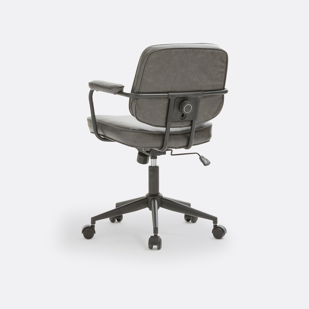 Fauteuil de bureau vintage Felipe gris foncé, LA REDOUTE INTERIEURS