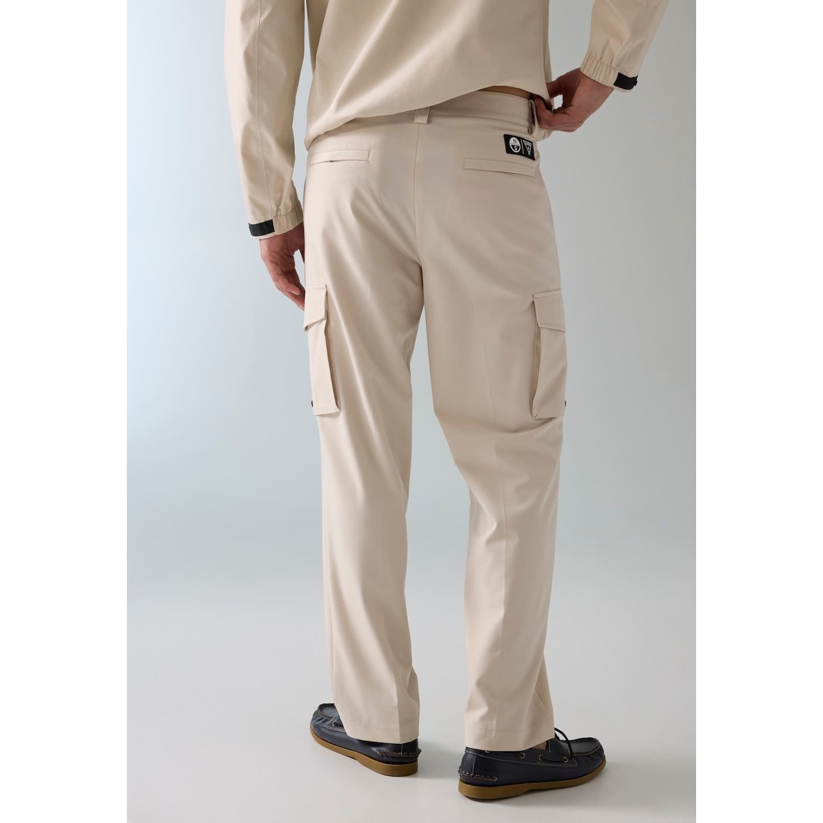 Pantalon Cargo En Nylon blanc, GUESS