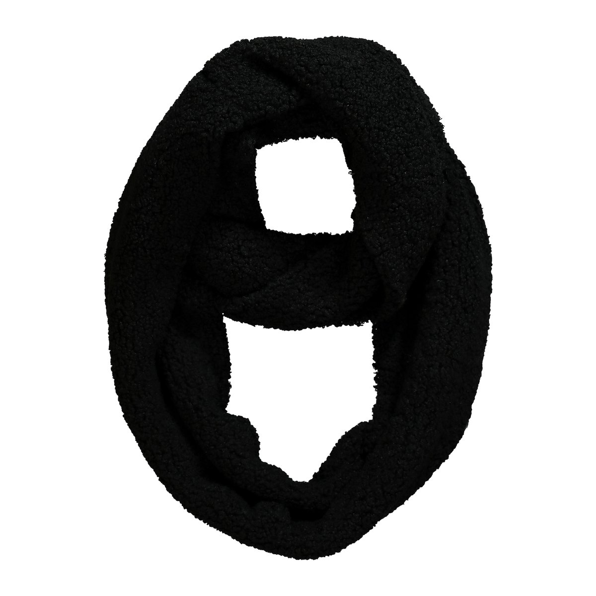 Snood en polaire moelleuse noir, ULLA POPKEN
