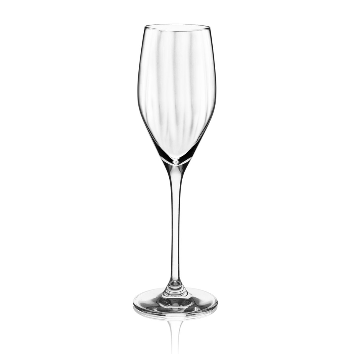 Flûte à Champagne Favourite Optic 17 cl (lot de 6) transparent / cristal, RONA