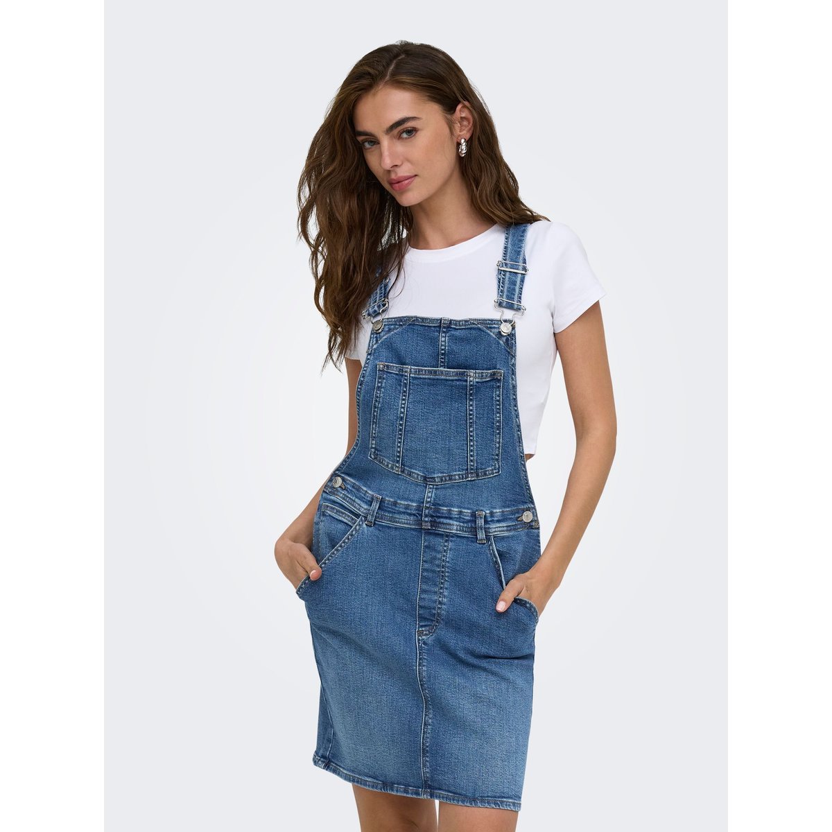 Robe En Denim medium blue denim 1, ONLY