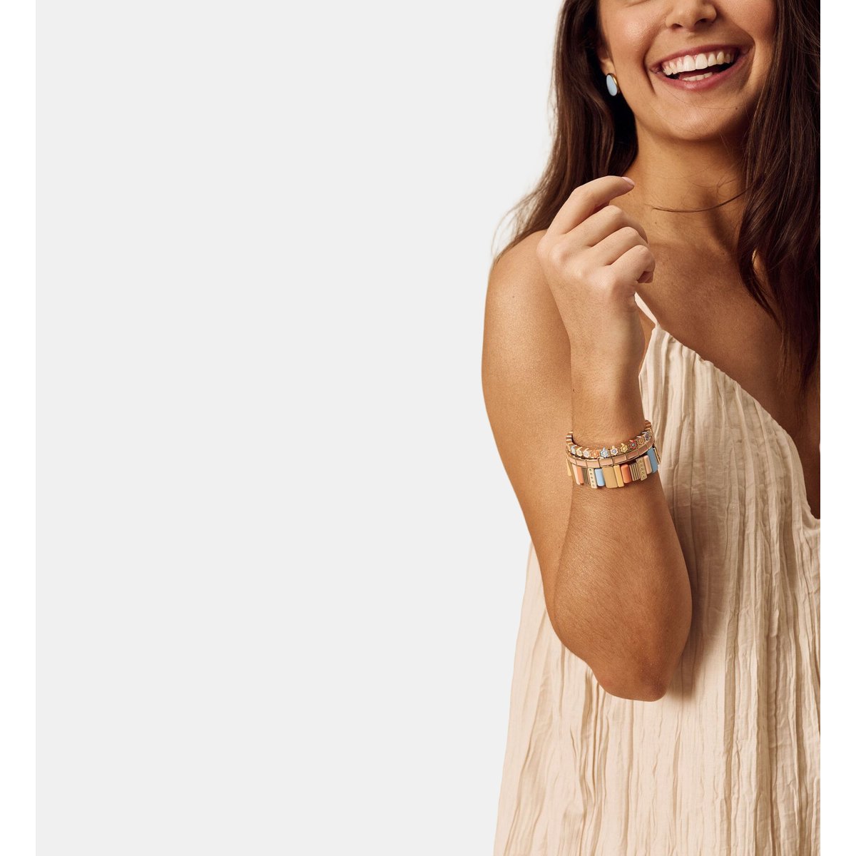 Bracelet facettes asymétriques dune, SIMONE A BORDEAUX