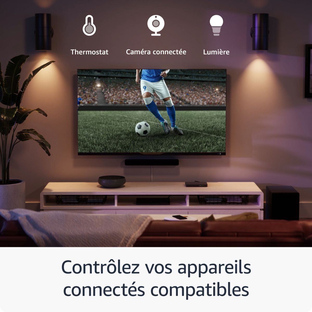 Passerelle multimédia Fire TV Stick 4K Plus (2nd generation) couleur unique, AMAZON