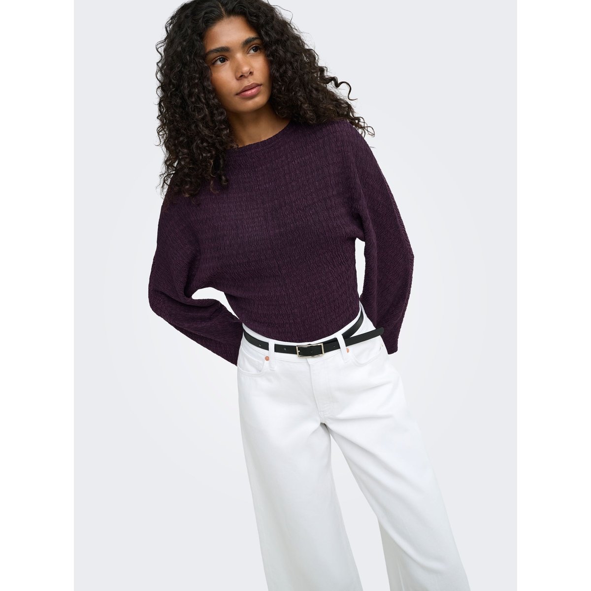 Top plum perfect, ONLY