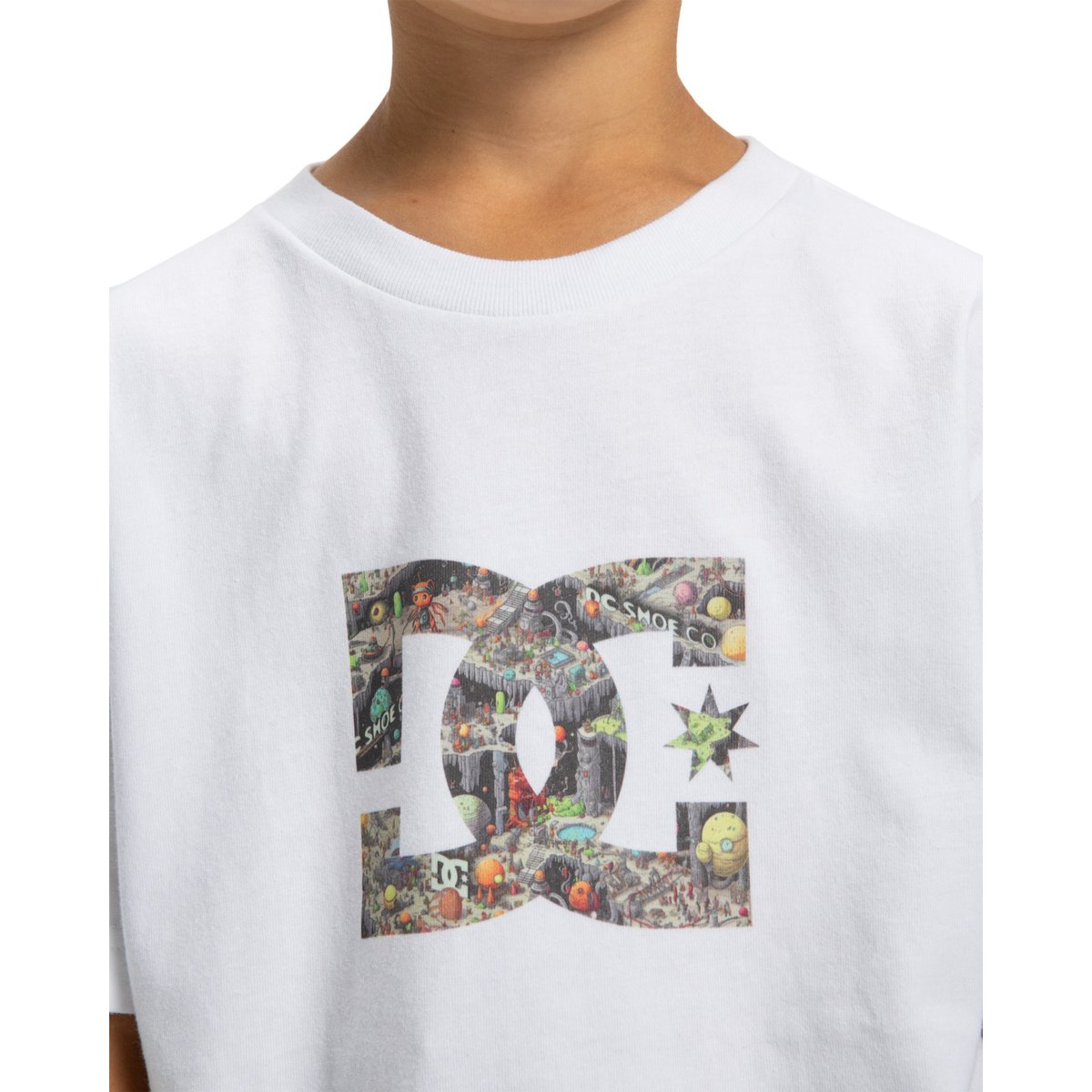 T-shirt à manches courtes. blanc white, DC SHOES