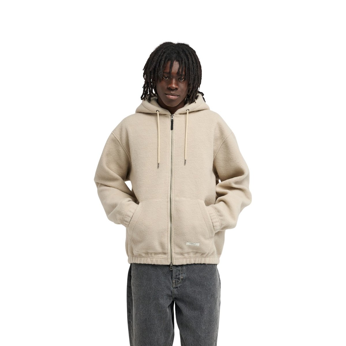 Veste en polaire SEFTON beige oatmeal heather, ELEMENT