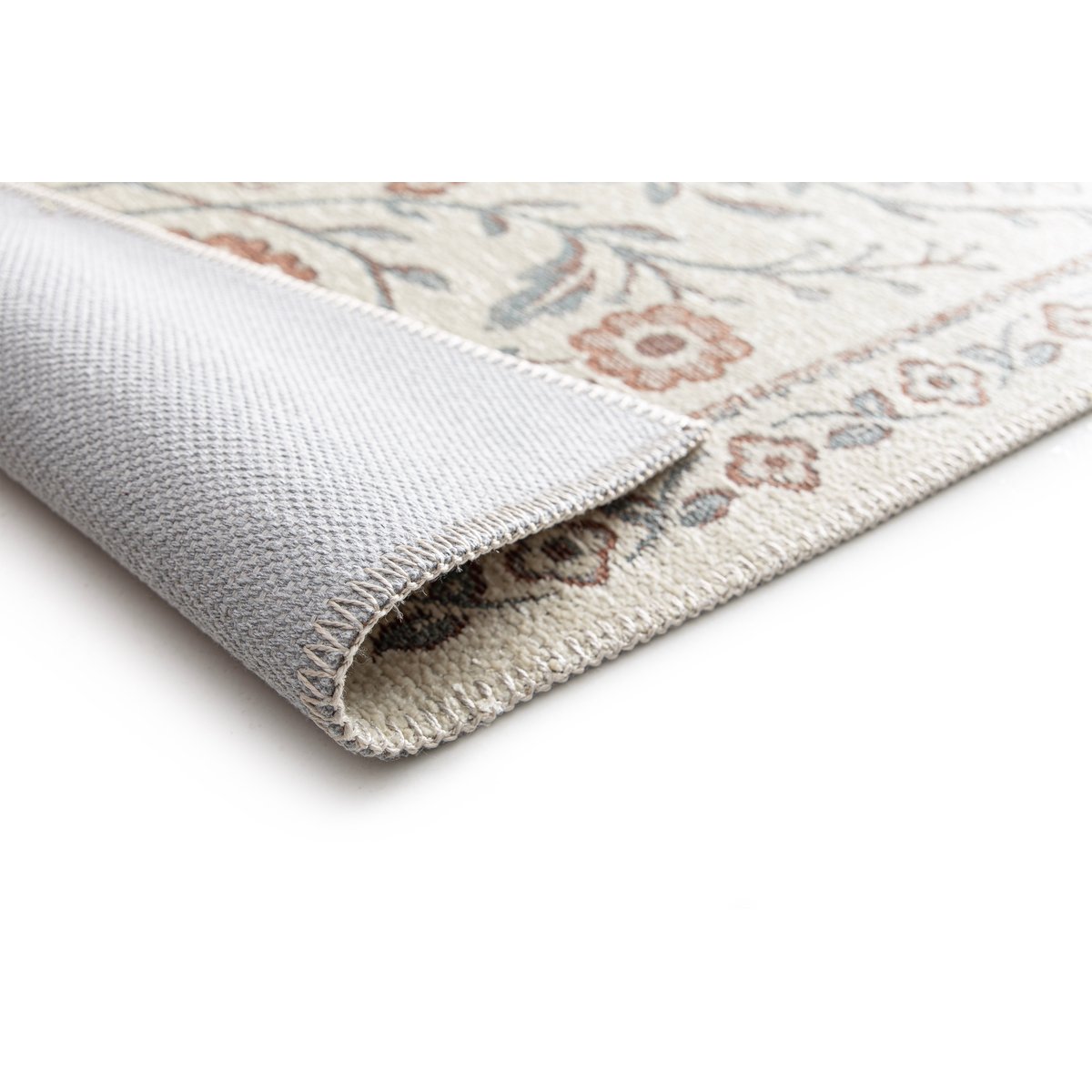 Tapis design en fibres recyclées MONCEAU beige sable, AFK LIVING