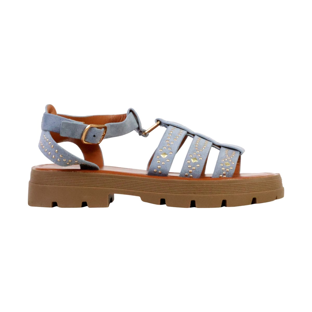 Sandales à Brides bleu, ENZA NUCCI