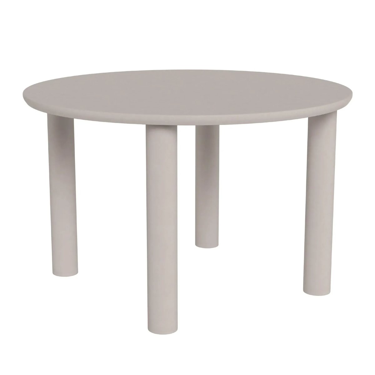 Table à manger ronde design L120 gris 4 places - MAGDA gris, HELLIN, DEPUIS 1862
