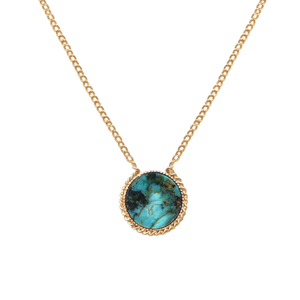 Collier lady jaspe africain bleu, CAROLINE NAJMAN