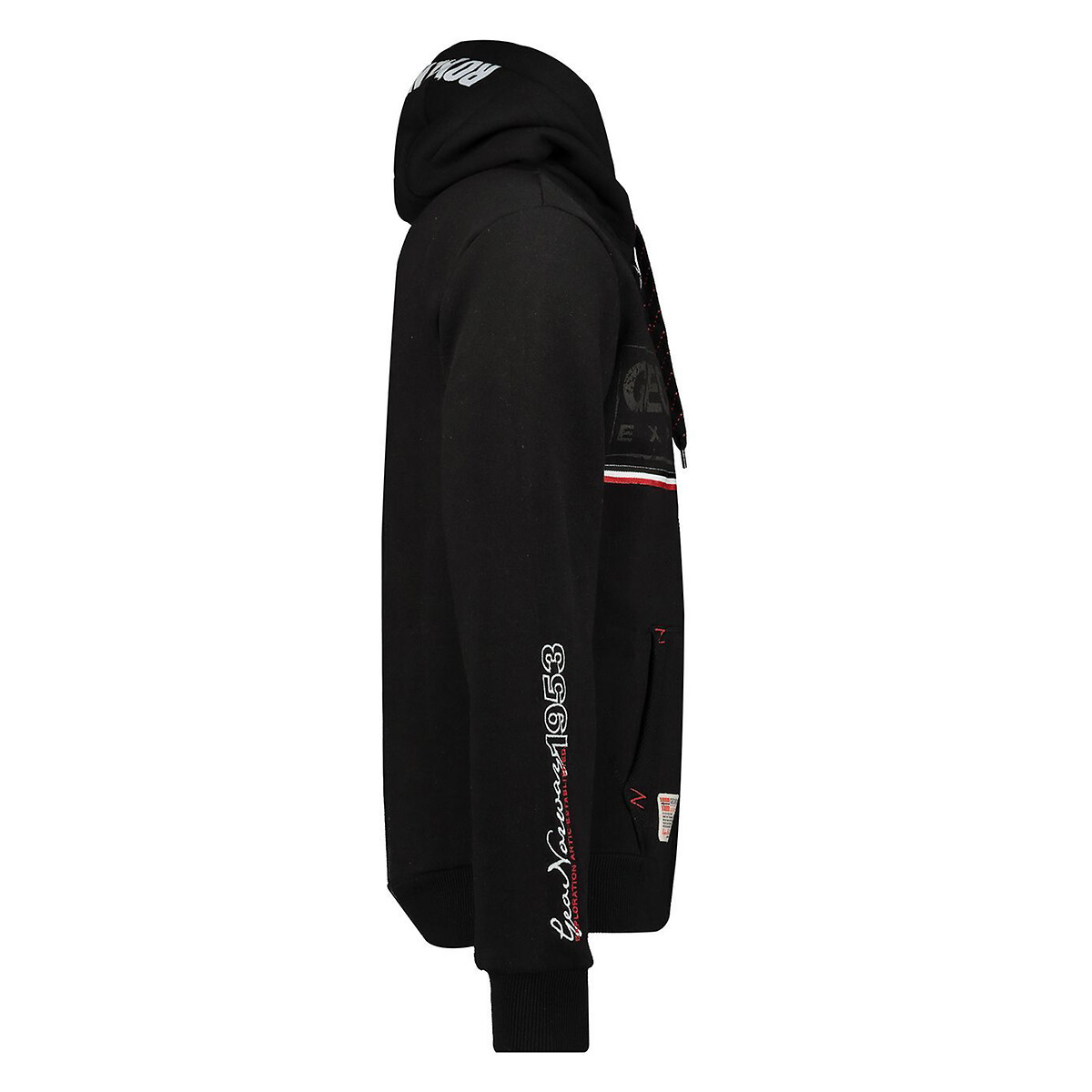 Flipper Printed Hoodie black, GEOGRAPHICAL NORWAY