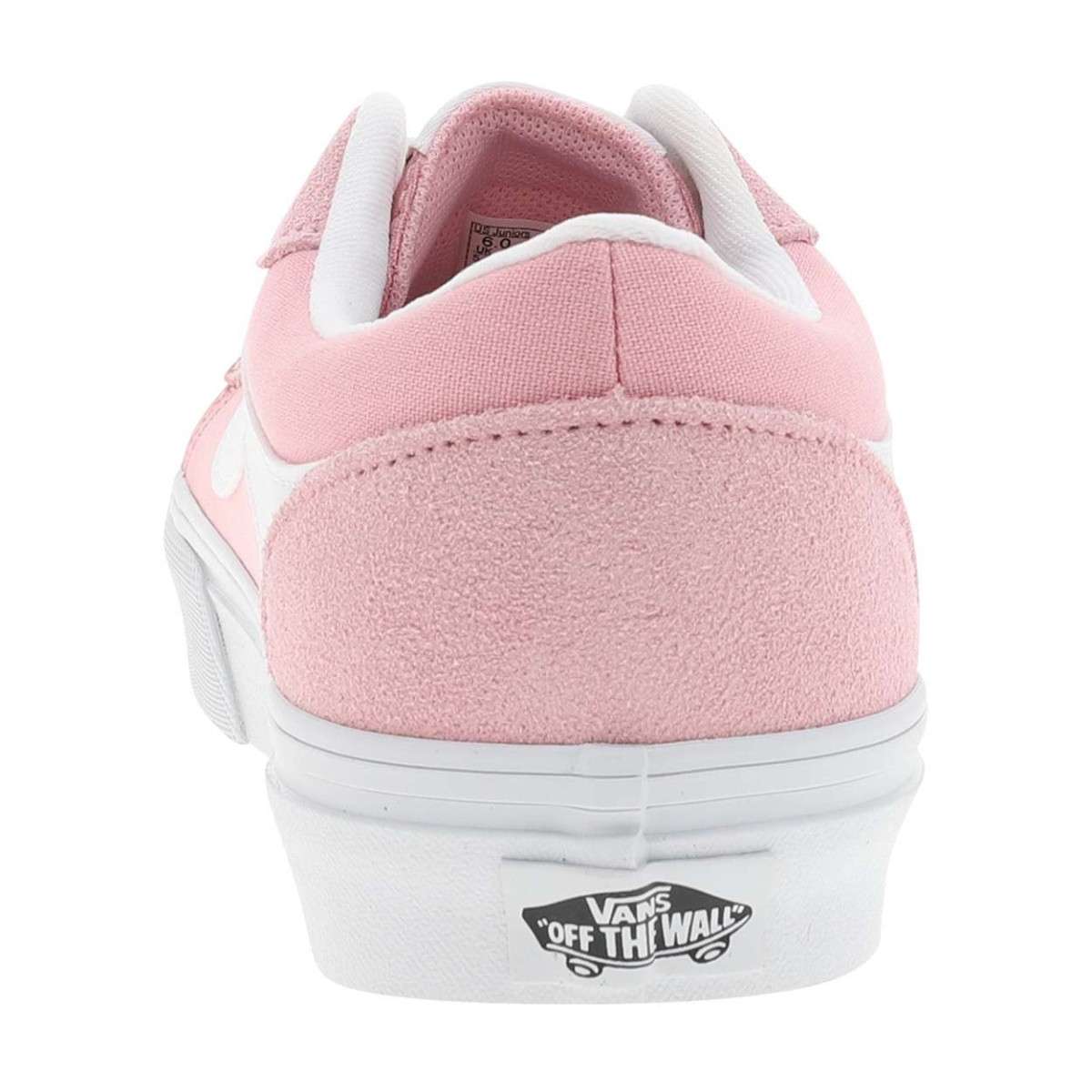 Baskets VERO LS cuir talon plat rose, VANS