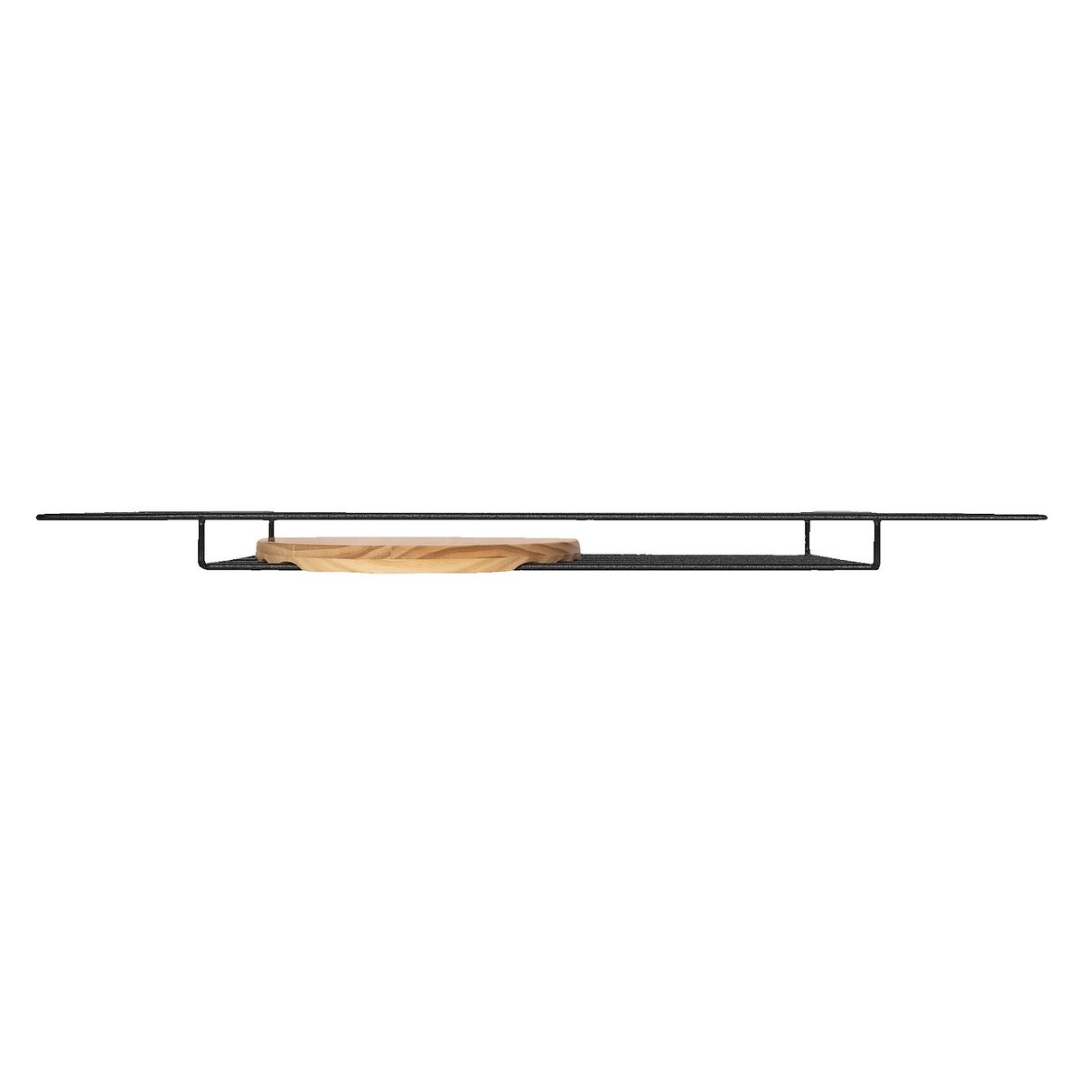 Accessoire Baignoire pin ALICIA noir, naturel clair, HABITAT