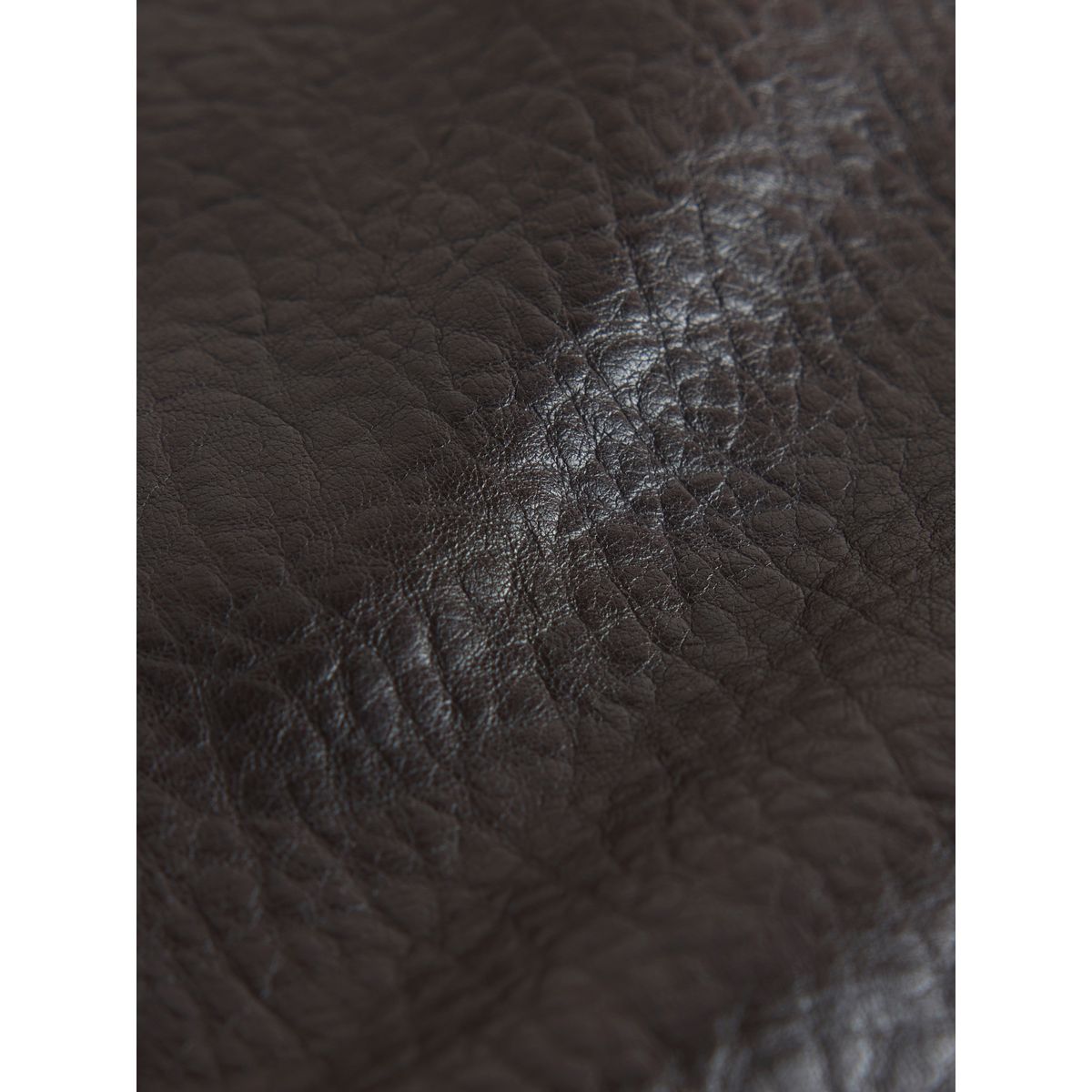Mini-jupe en simili cuir texturé marron chocolat, NEXT