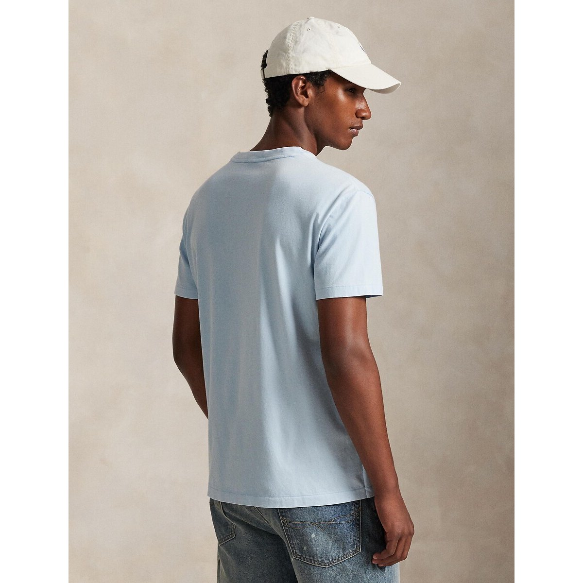 Short Sleeve T-Shirt with Bear Logo light blue, POLO RALPH LAUREN