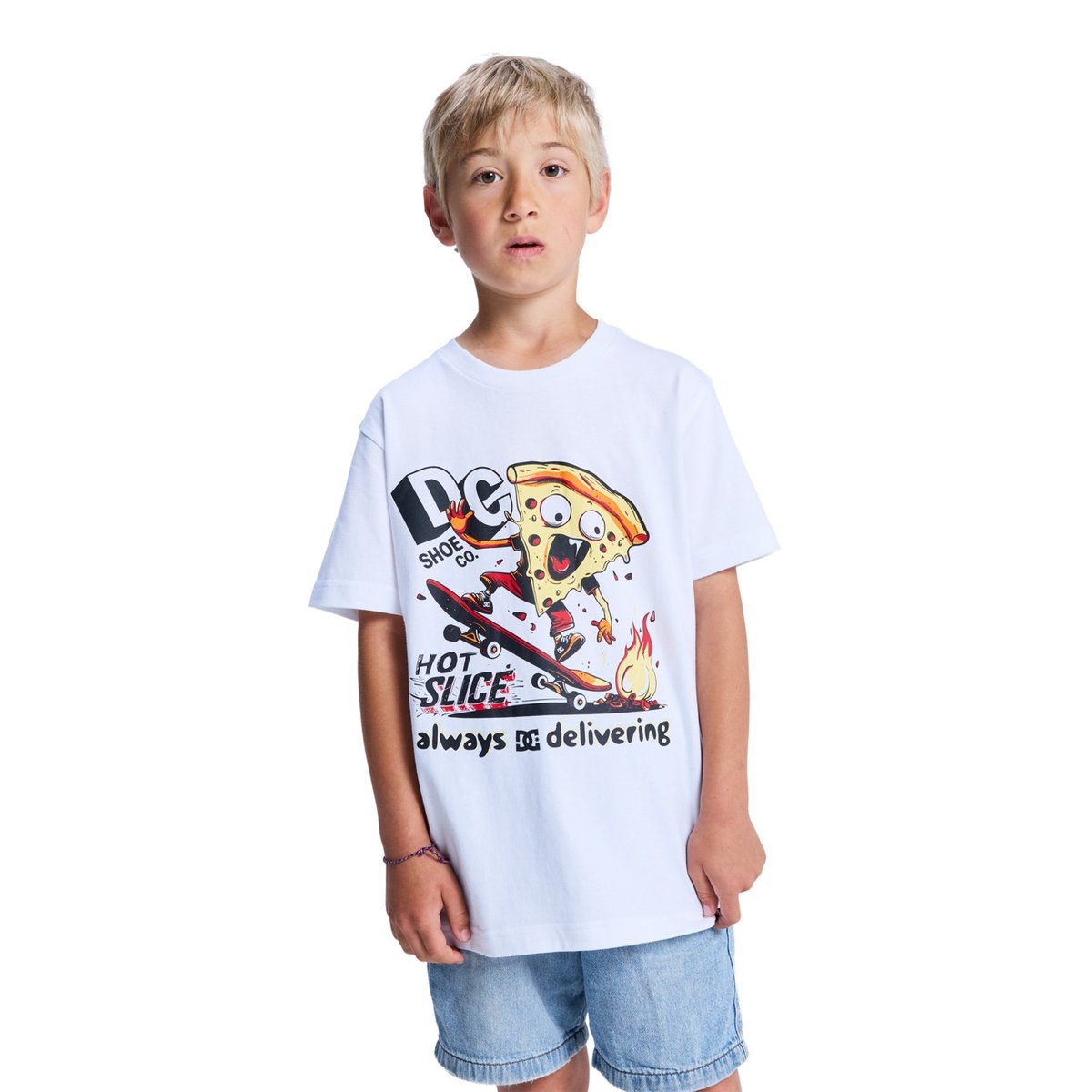 DC Shoes Apparel|Tops Garçon 8-16 ans EDBZT03443 blanc white, DC SHOES