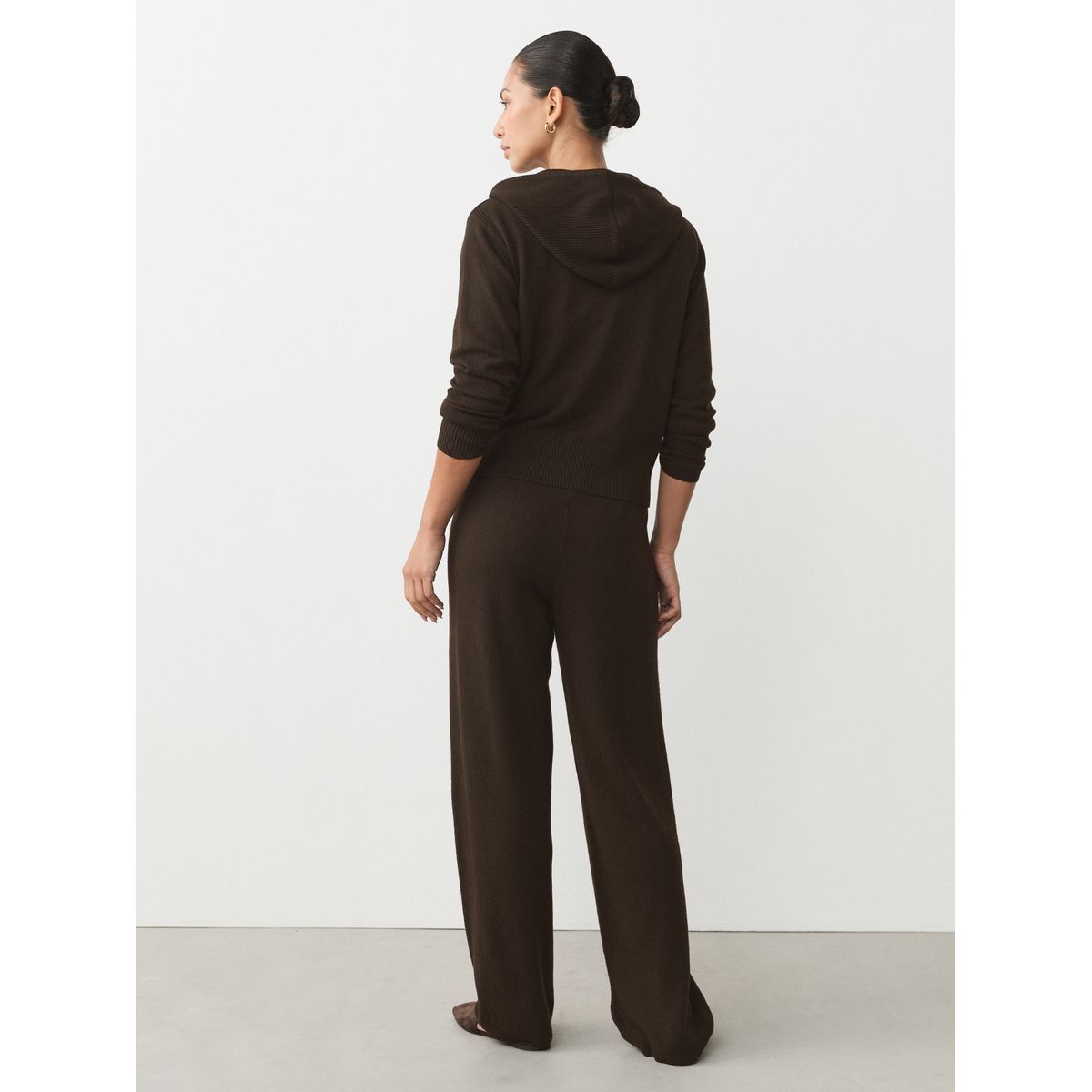 Pantalon de jogging en maille à coordonner marron chocolat, NEXT