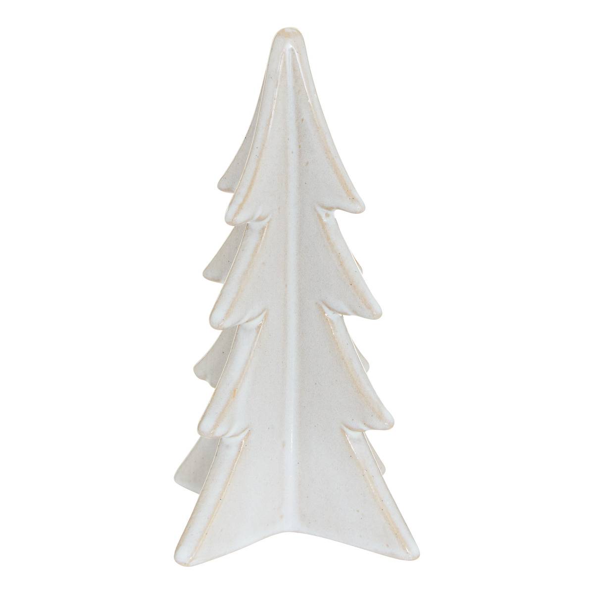 SAPIN CERAMIQUE BLC H14 blanc, ATMOSPHERA