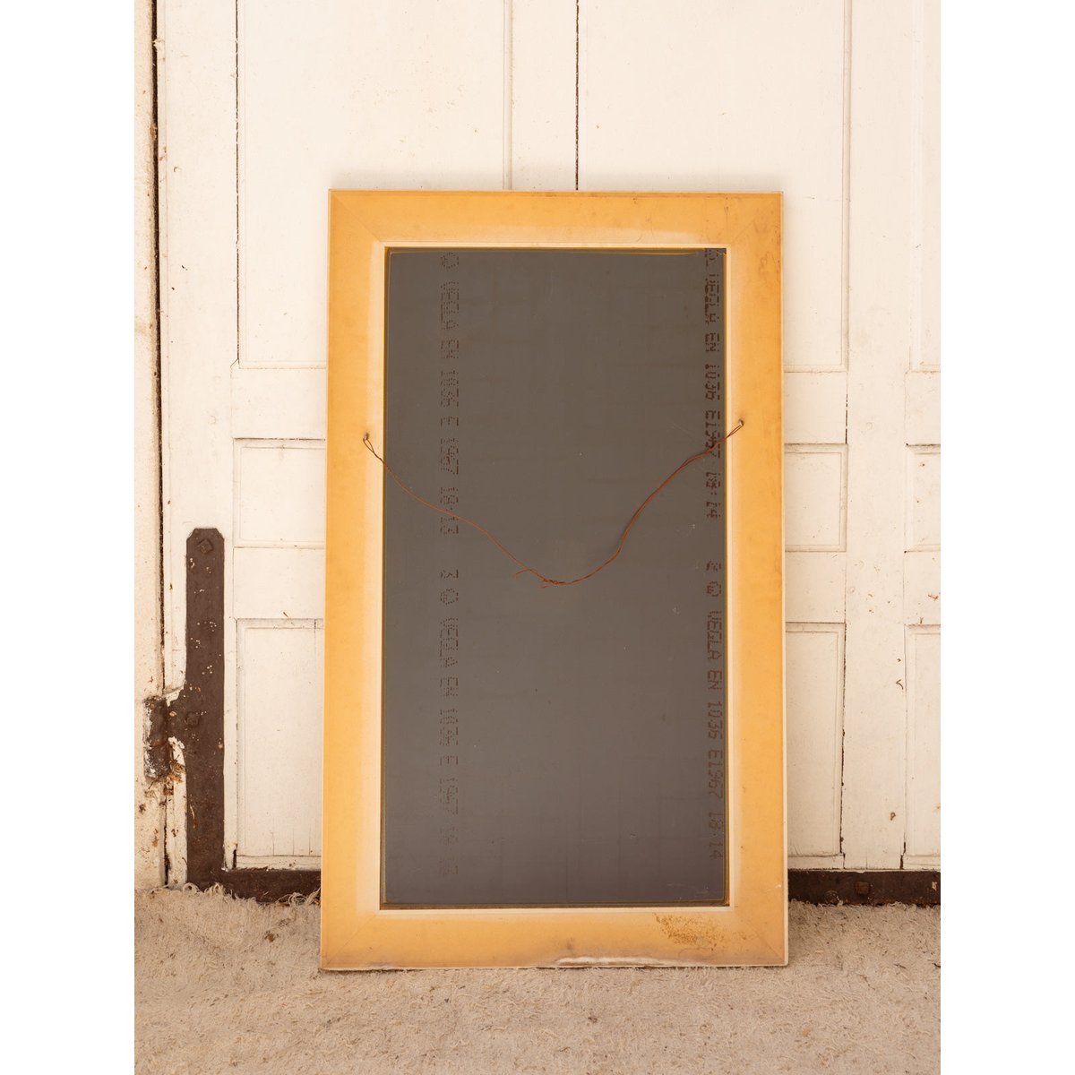 Miroir en bois beige Georges N°1350 - Bon état miroir, DEBONGOUT