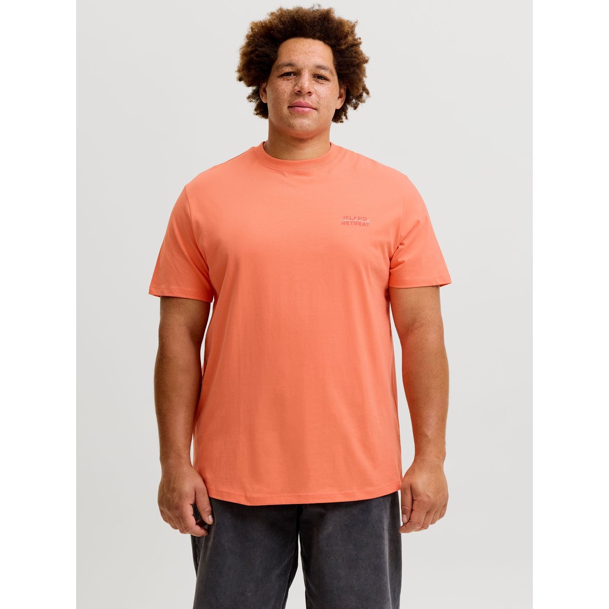 T-Shirt blanche - omphalodes, JACK & JONES