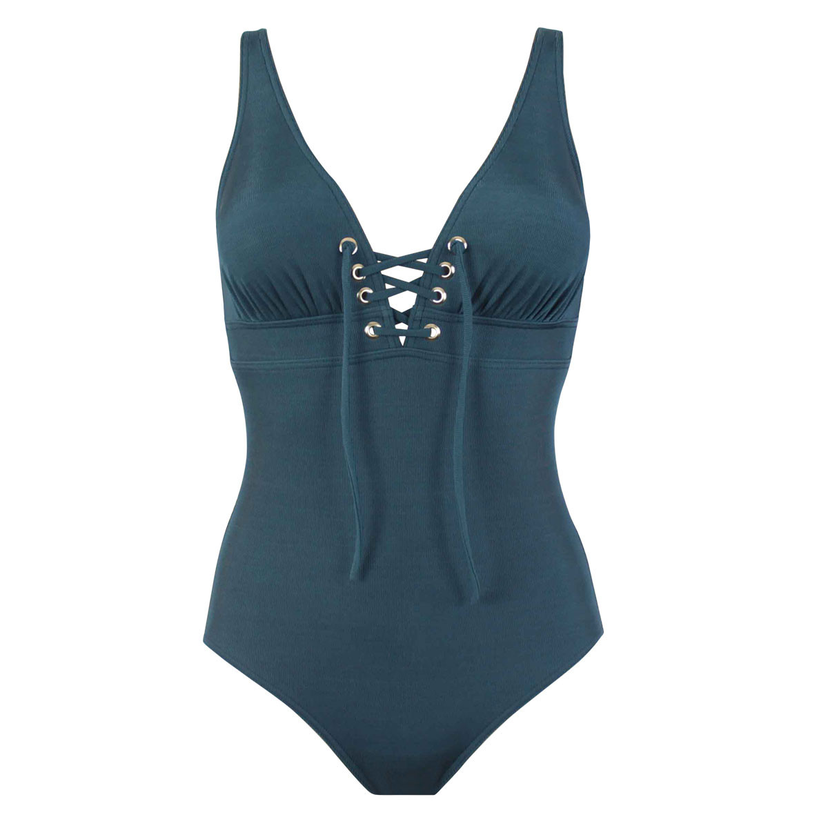 Maillot de bain 1 pièce coques amovibles ALLURE bleu marine, LAURA BY JANINE ROBIN