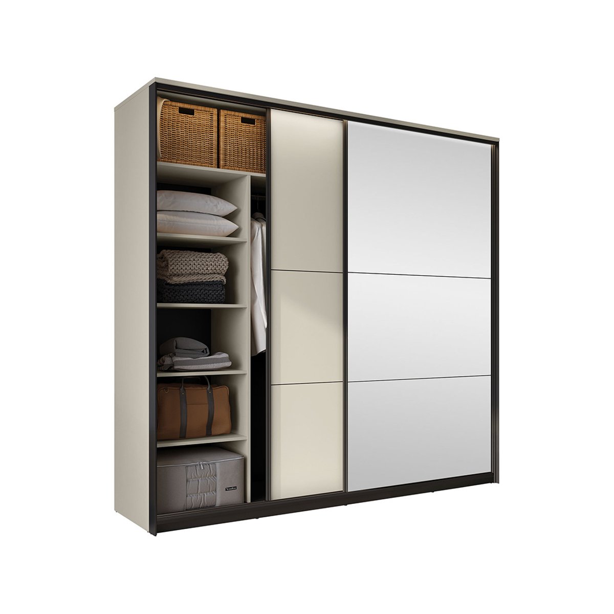 Armoire - KIMI beige, BEST MOBILIER