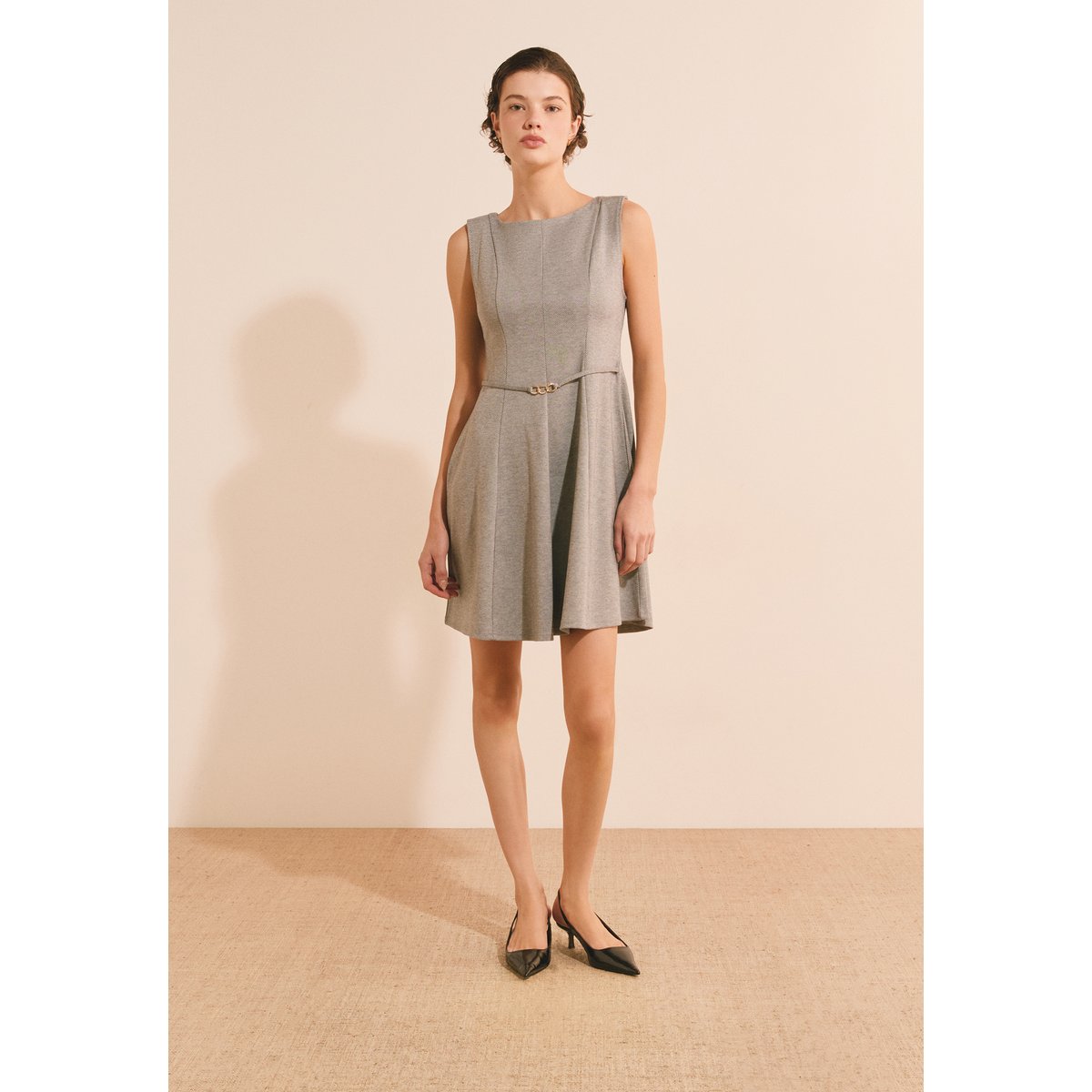 ETAM ROBE RAVEN RAY - ROBE gris, ETAM