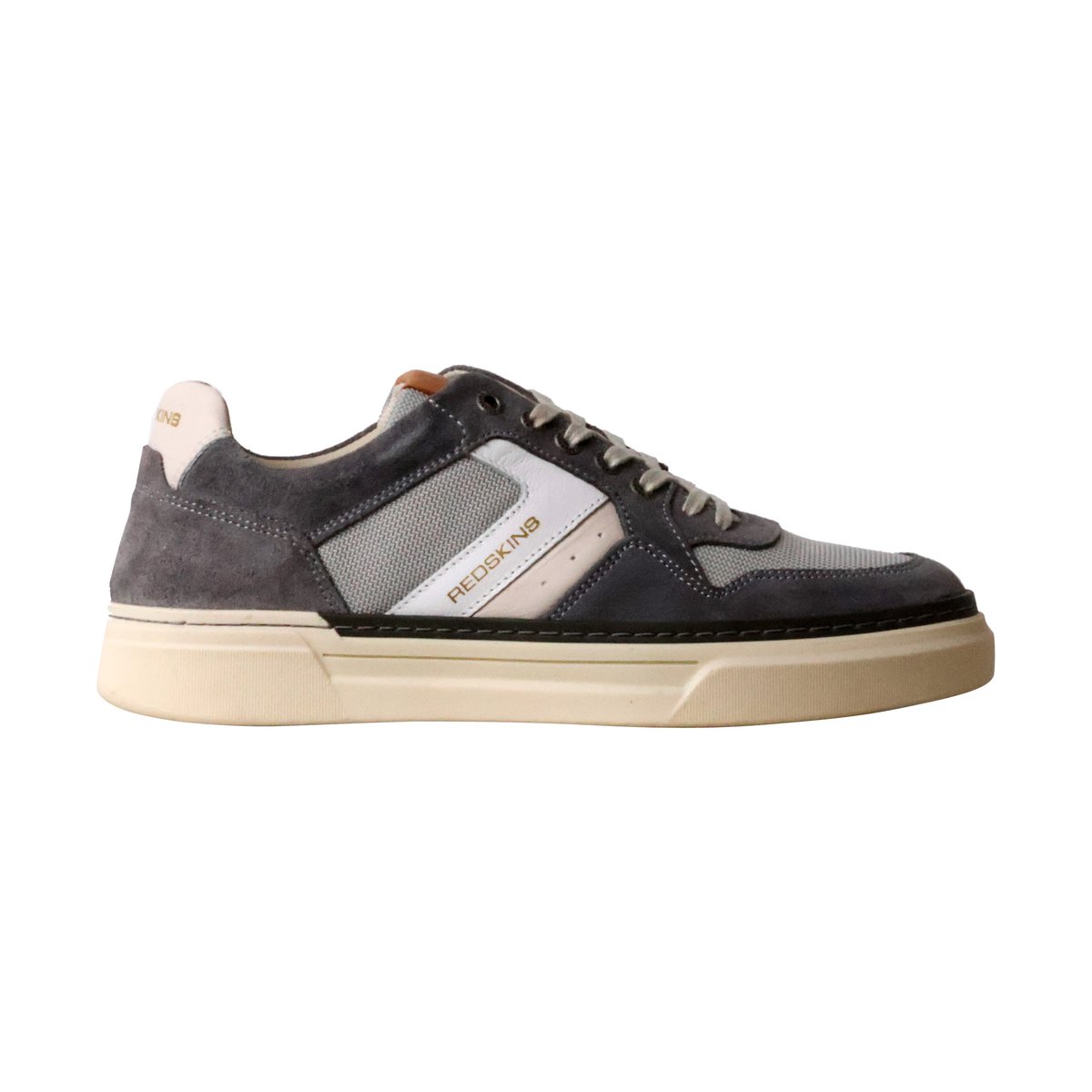 Basket Cuir Lerma gris, REDSKINS