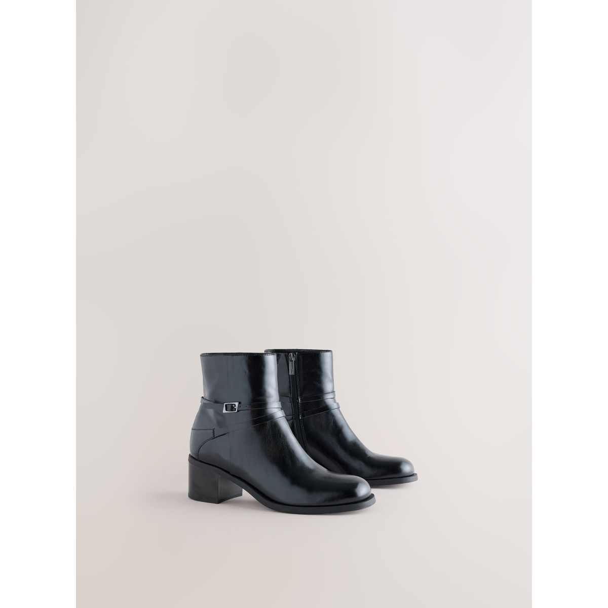 Bottines à talon carré forever comfort® noir, NEXT