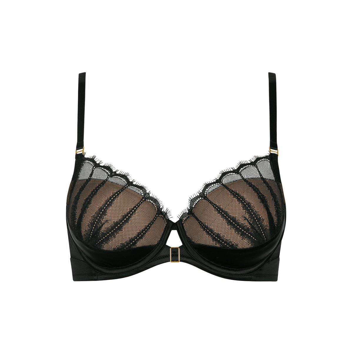 Soutien-gorge préformé Lovelace noir, LISCA