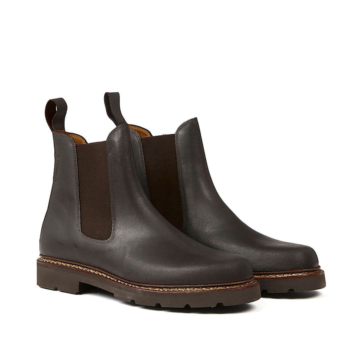 Bottines à talons QUERCY marron fonce, AIGLE