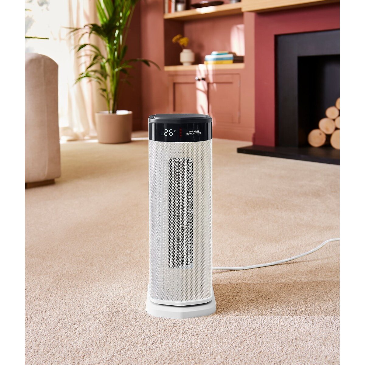 2KW Cermic Tower Fan Heater white, MORPHY RICHARDS
