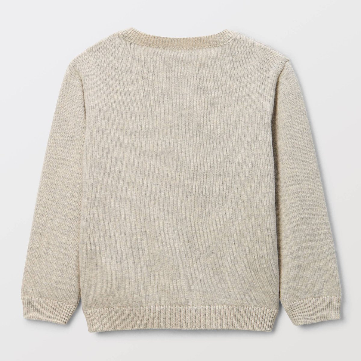 Pull brodé en coton naturel melange, BOUT'CHOU