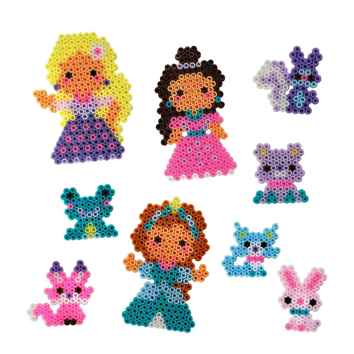 Brinquedo "Missangas - Princesas e animais amigos", SES multicolor, SES