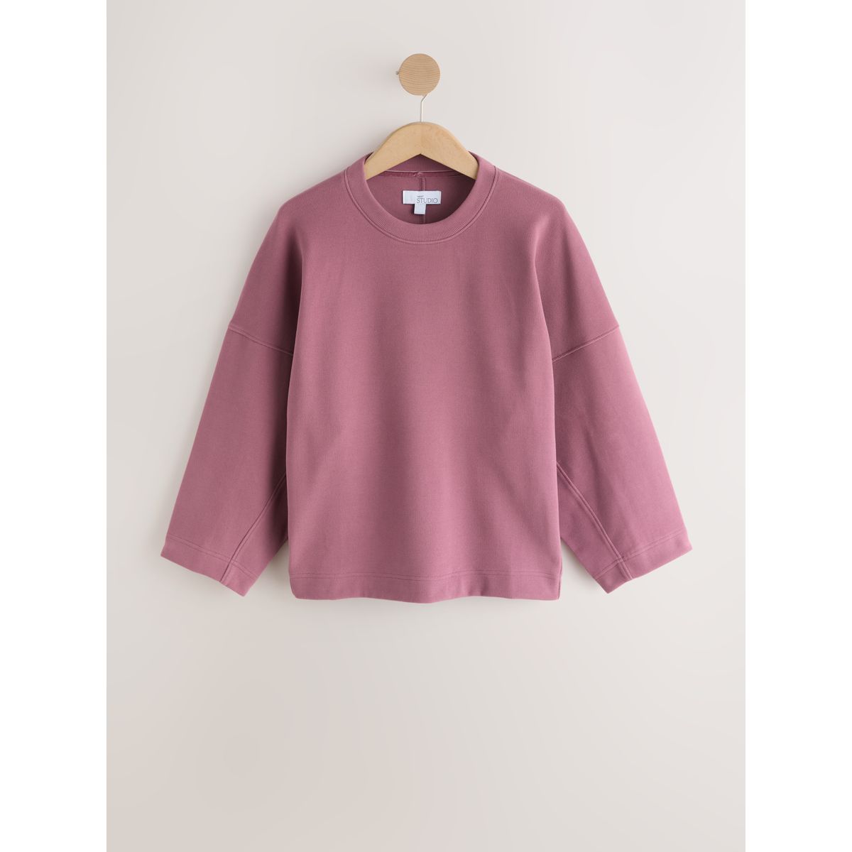 Sweat-shirt brossé rose, NEXT