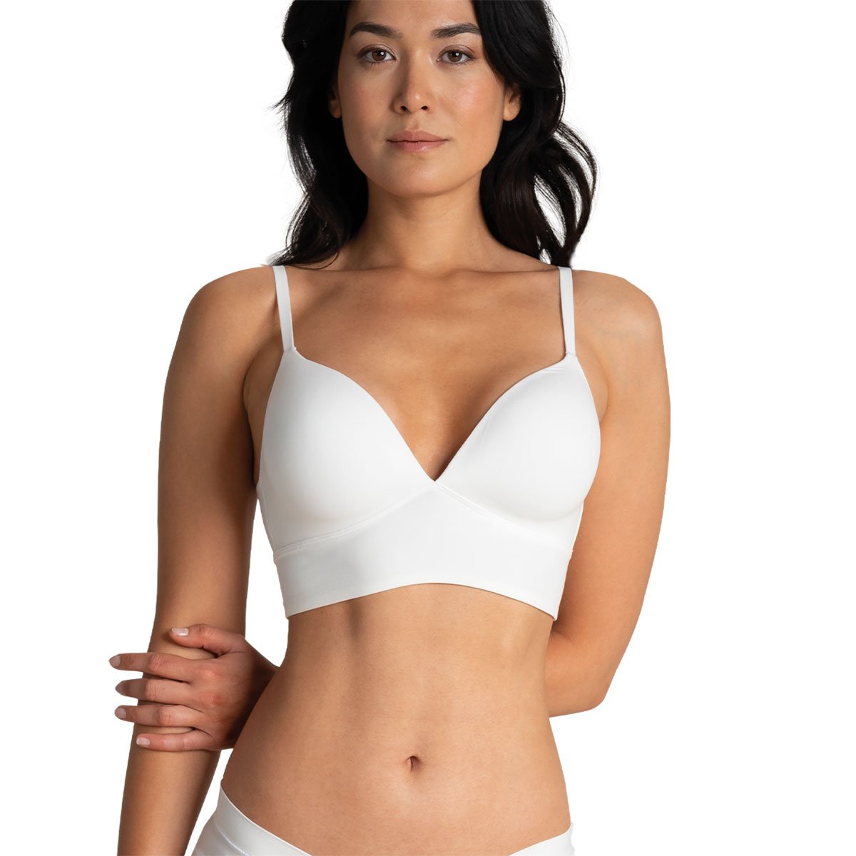Soutien-gorge bustier à coques fines EASY SECONDE PEAU beige, ATHENA