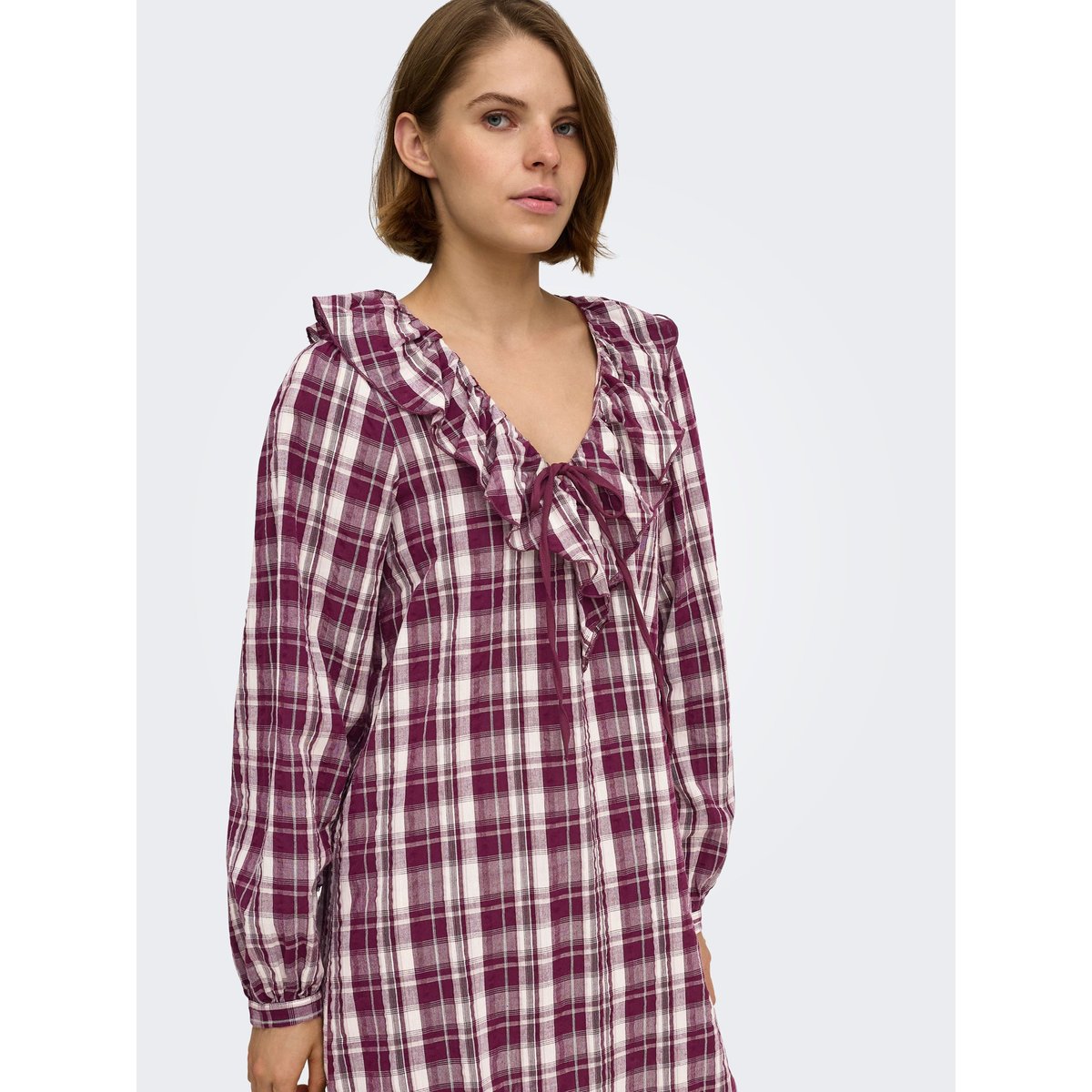Robe burgundy, ONLY