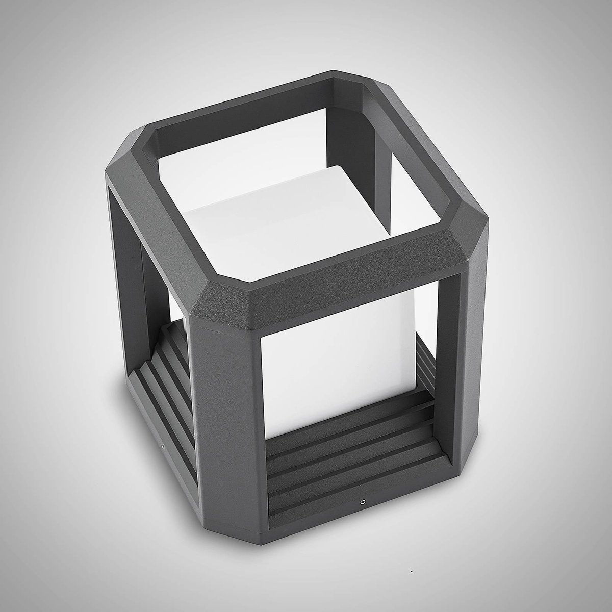 Luminaire extérieur en aluminium moderneLED anthracite, blanc, LUCANDE