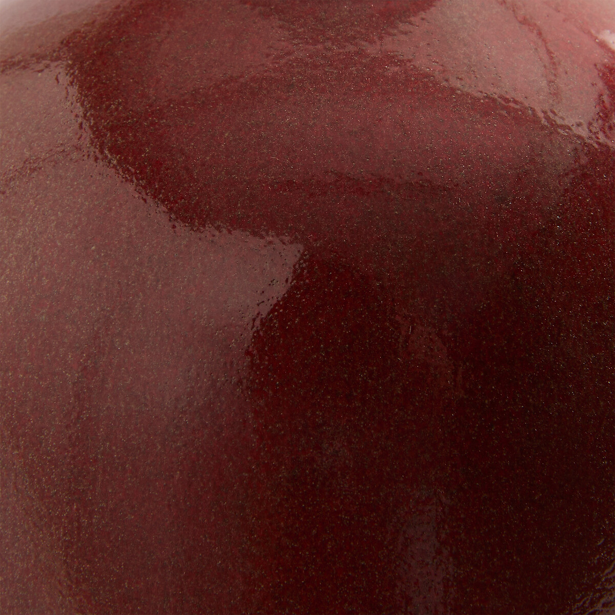 Vase soliflore décoratif en faïence, hauteur 17 cm, MODENE rouge cuivre, AM.PM