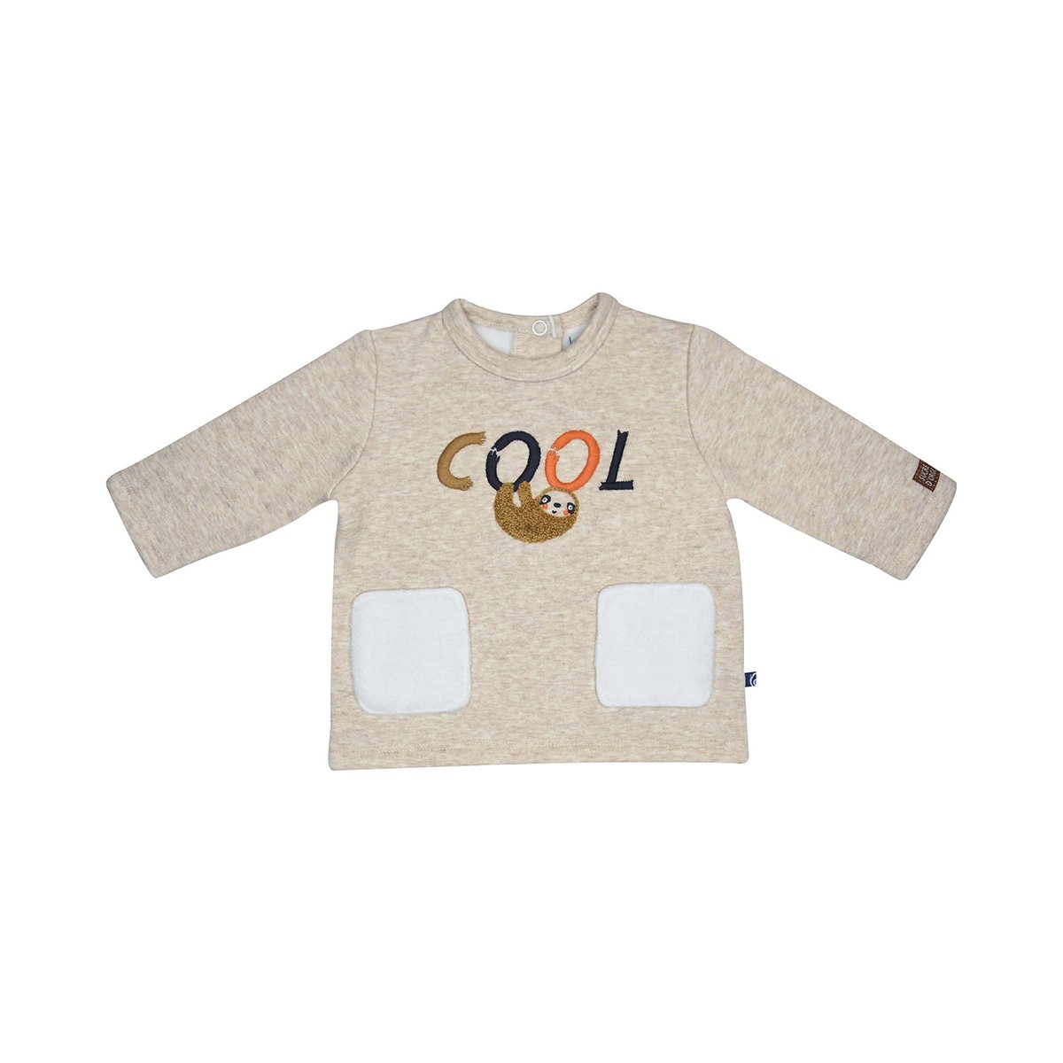 Sweat pantalon iann molleton bebe beige, SUCRE D'ORGE