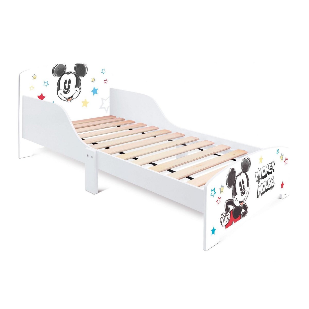 Lit enfant Mickey - MDF blanc blanc, EDEN