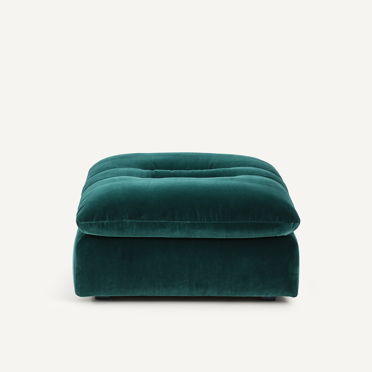 Repose-pieds modulable en velours, GIULIANO vert tsar, AM.PM