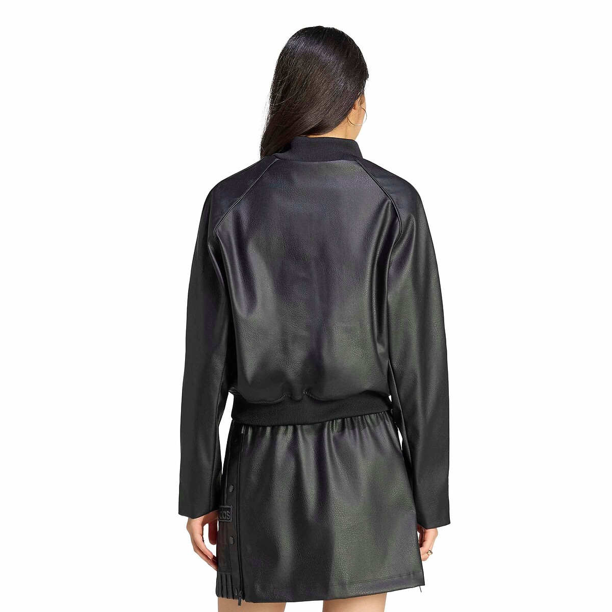 Veste en simili cuir SUPERSTAR noir, adidas Originals