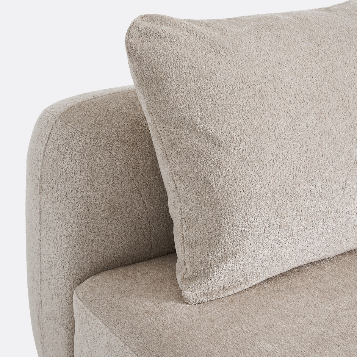 Zitelement voor modulaire bank, jacquard chenille, AMAD parel, LA REDOUTE INTERIEURS