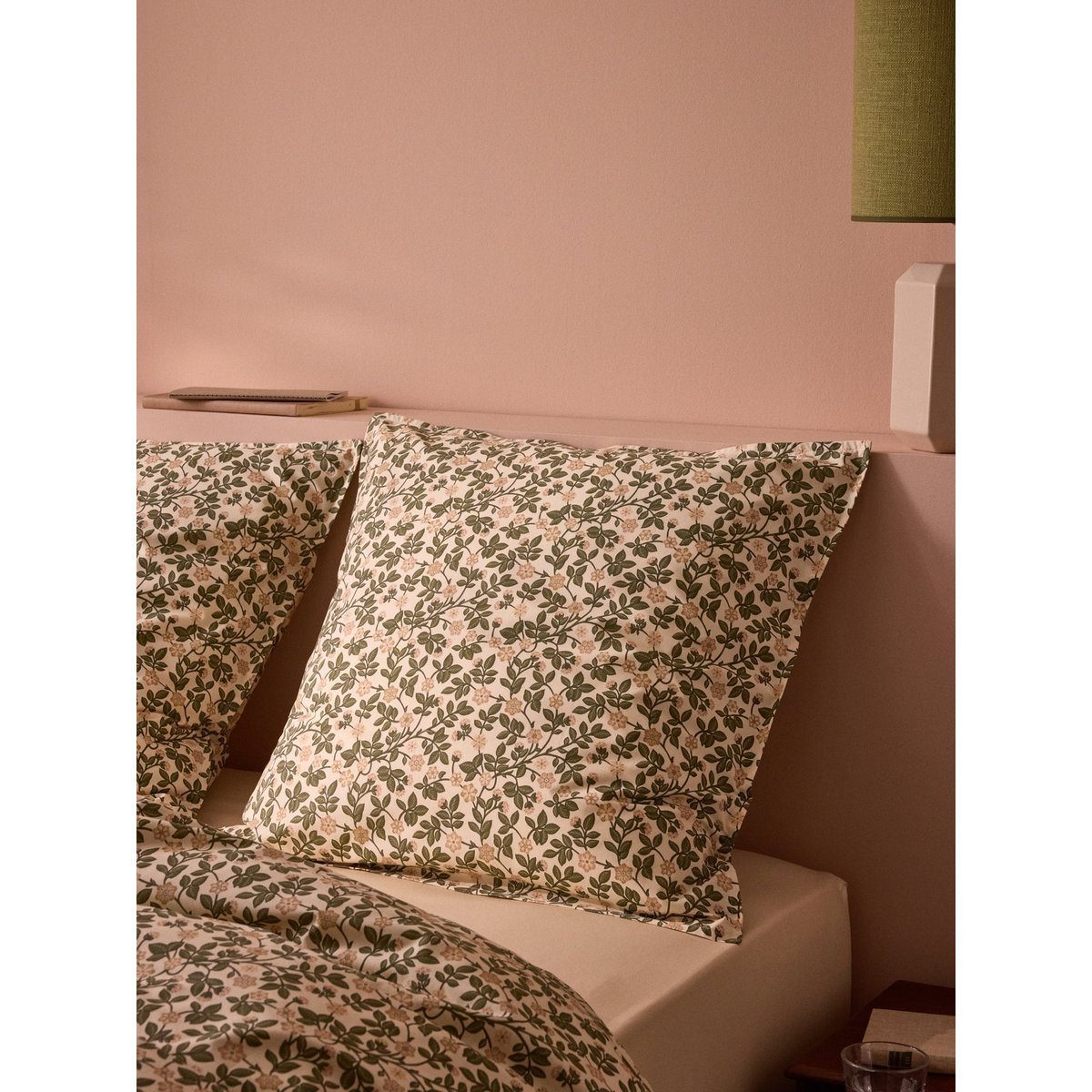 Taie d'oreiller percale de coton "MANON" jaune, CYRILLUS